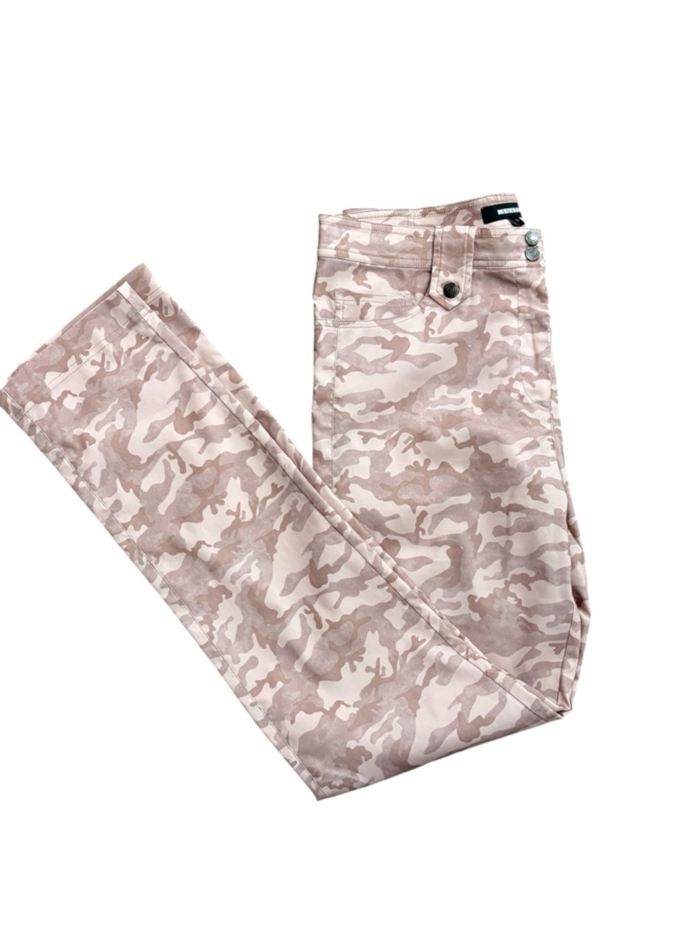 Anatomie Skylar Travel Pant Slim Leg Pink Camo Stretch Lightweight Size Large - Picture 8 of 8